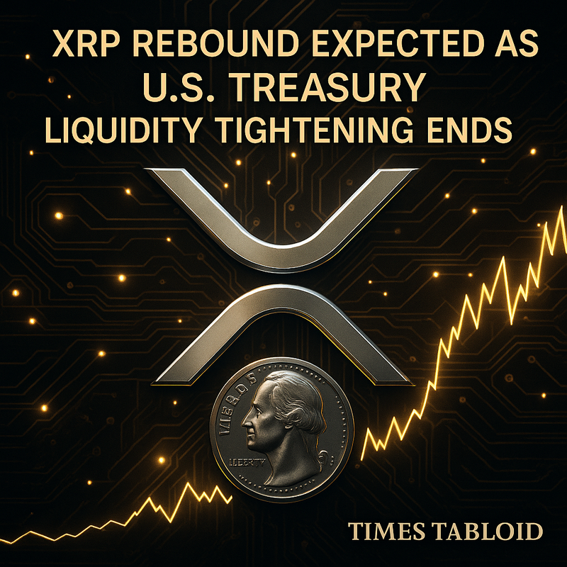 리플 XRP, 美 국채 유동성 긴축 종료 기대에 반등 전망