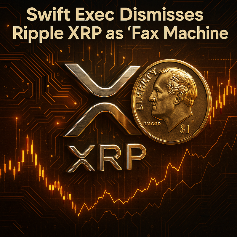 스위프트 임원, 리플 XRP 겨냥해 ‘팩스머신’ 비유 논란