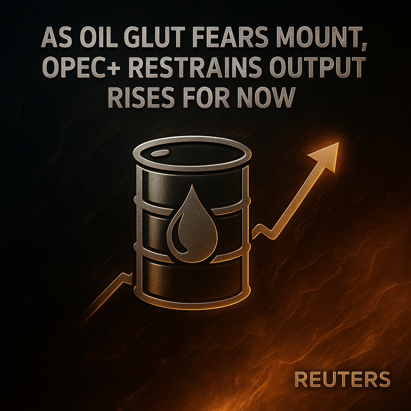 OPEC+, 공급 과잉 우려 속 생산 확대 자제…국제유가 60달러선 유지