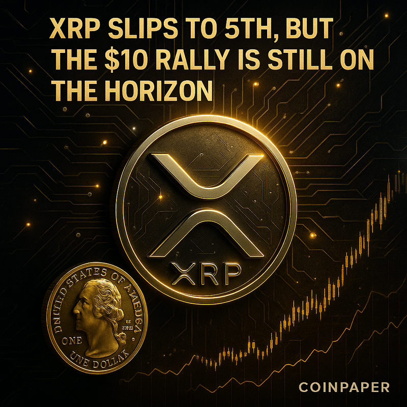 리플 XRP, 시가총액 5위로 밀려나…10달러 반등 기대감은 여전