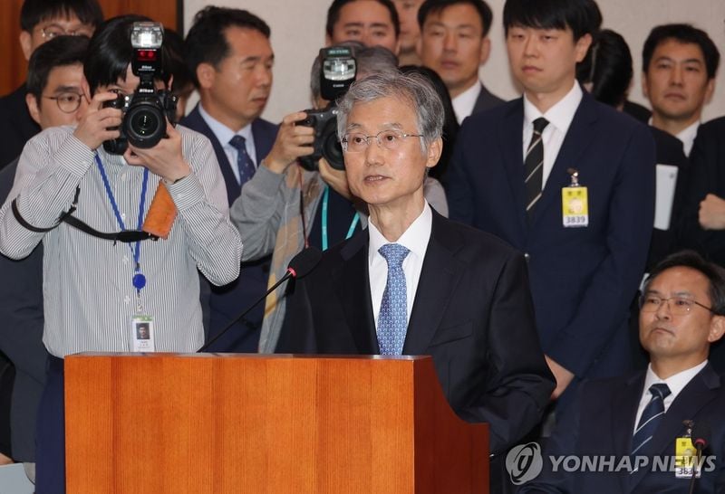 법사위 국정감사 출석한 조희대 대법원장 / 연합뉴스