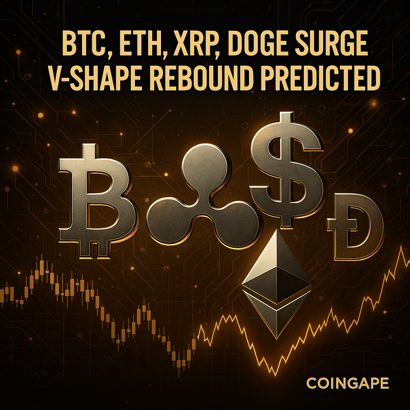 비트코인·이더리움·리플 XRP·도지코인 급반등, V자 회복 전망
