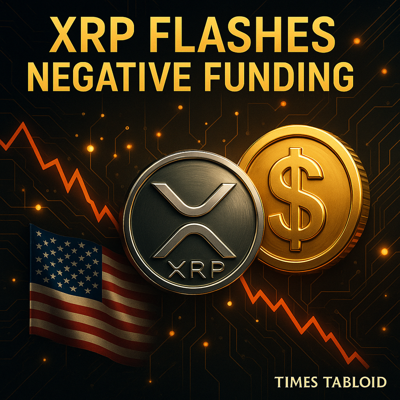 리플 XRP, 파생시장서 ‘마이너스 펀딩’ 전환…단기 반등 촉발 가능성
