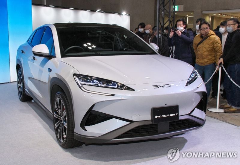BYD, 일본 BEV 점유율 6% 돌파