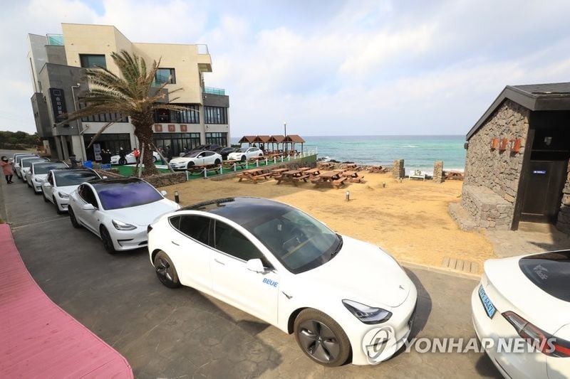 제주도 전기차 보급 가속