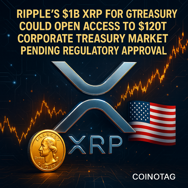 리플 XRP 10억달러로 GTreasury 인수…120조달러 공략 전망