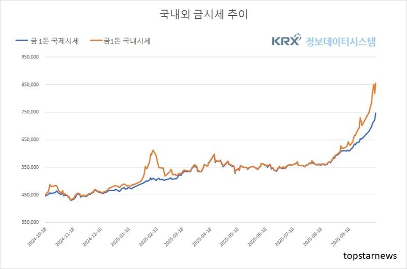 [분석] 미·중 무역전쟁 격화 속 금값 폭등…국내외 시세차 확대로 김치프리미엄 확대(금값시세)