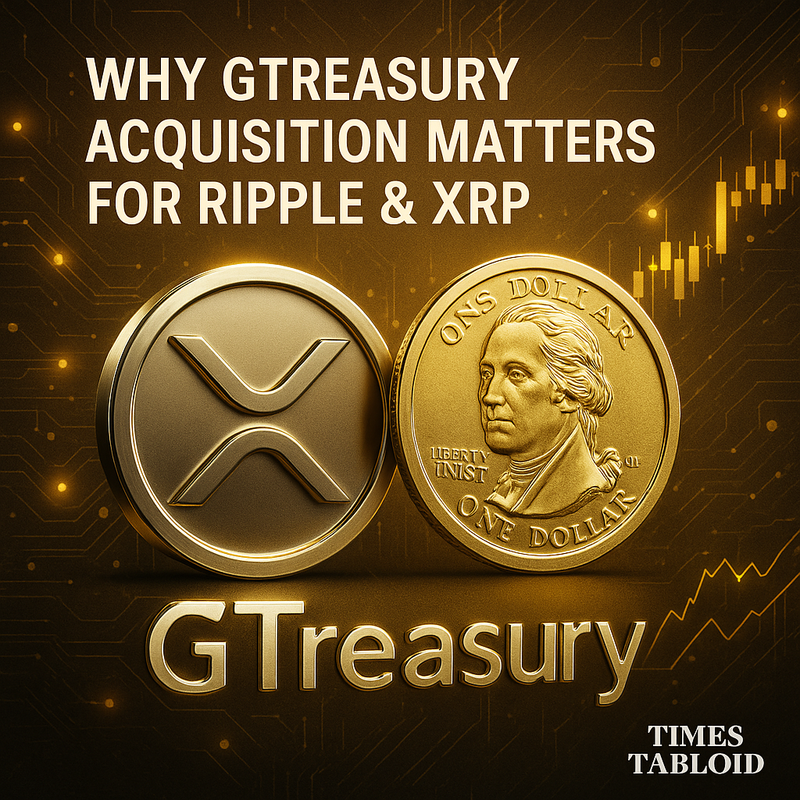 리플 XRP·GTreasury 인수 분석…기업 재무 온체인 전환 가속