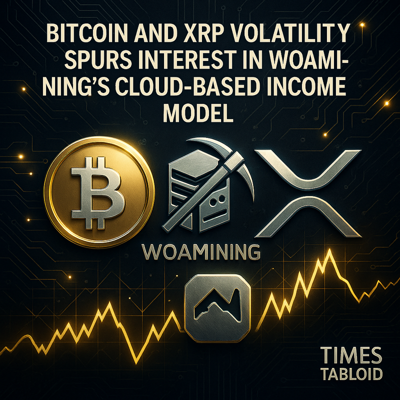 비트코인·리플 XRP 급등락 속 WOAMining, 클라우드 채굴 통한 수익 모델 제시