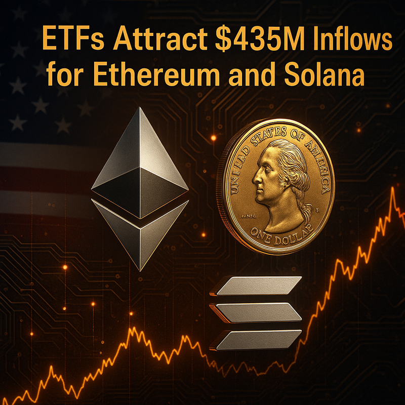 리플 XRP·이더리움·솔라나, ETF 기대감 속 4억3,500만달러 유입…비트코인 자금은 급격히 빠져나가