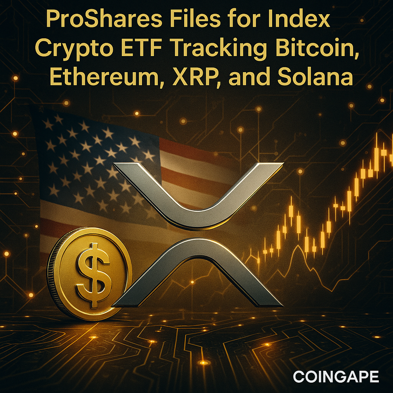 프로셰어스(ProShares), 비트코인·이더리움·리플 XRP·솔라나 추종 ‘코인데스크20 ETF’ 신청