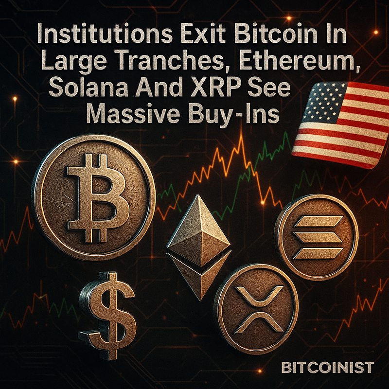 기관, 비트코인서 이탈…이더리움·솔라나·리플 XRP 대거 매수 전망