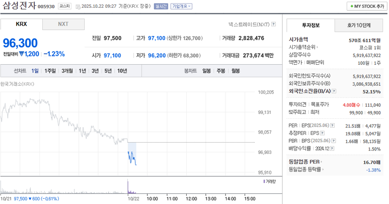 출처 : 네이버페이 증권 제공