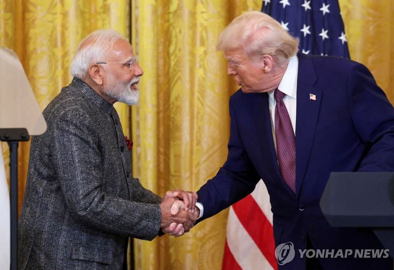 미·인도 무역협상 상호관세 인하 추진…러시아산 원유 수입 감축 논의