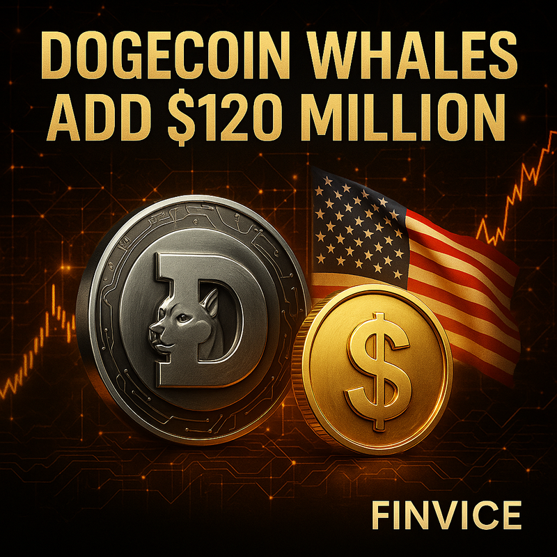 도지코인, 고래 1억2천만 달러 매집…연말 5배 급등 가능성 전망