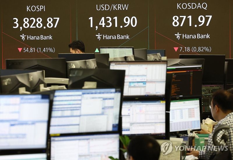 코스피, 강보합 전환하며 3,900선 회복 시도…개인 순매수 흐름
