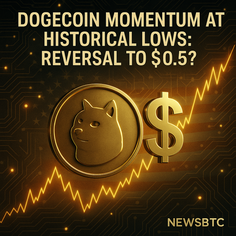 도지코인, 모멘텀 ‘역사적 저점’…기술적 반등 분석에 0.50달러 전망