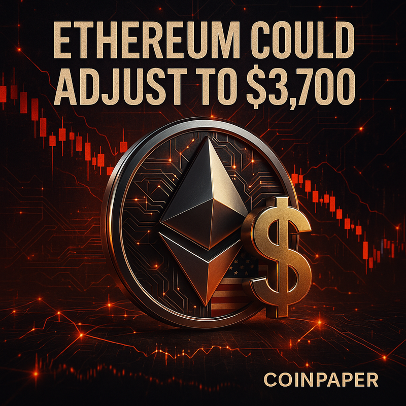 이더리움, 3,700달러 조정 가능성…기관 매수세는 지속