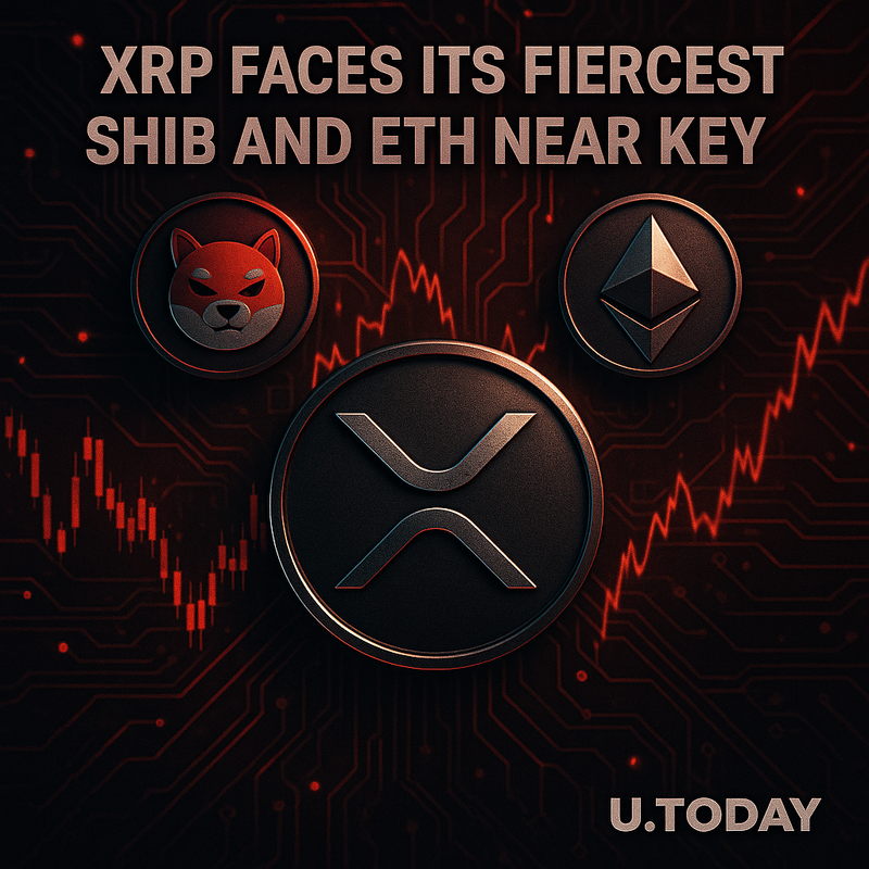 리플 XRP, 최대 기술적 변곡점 직면…이더리움·시바이누도 반등 신호