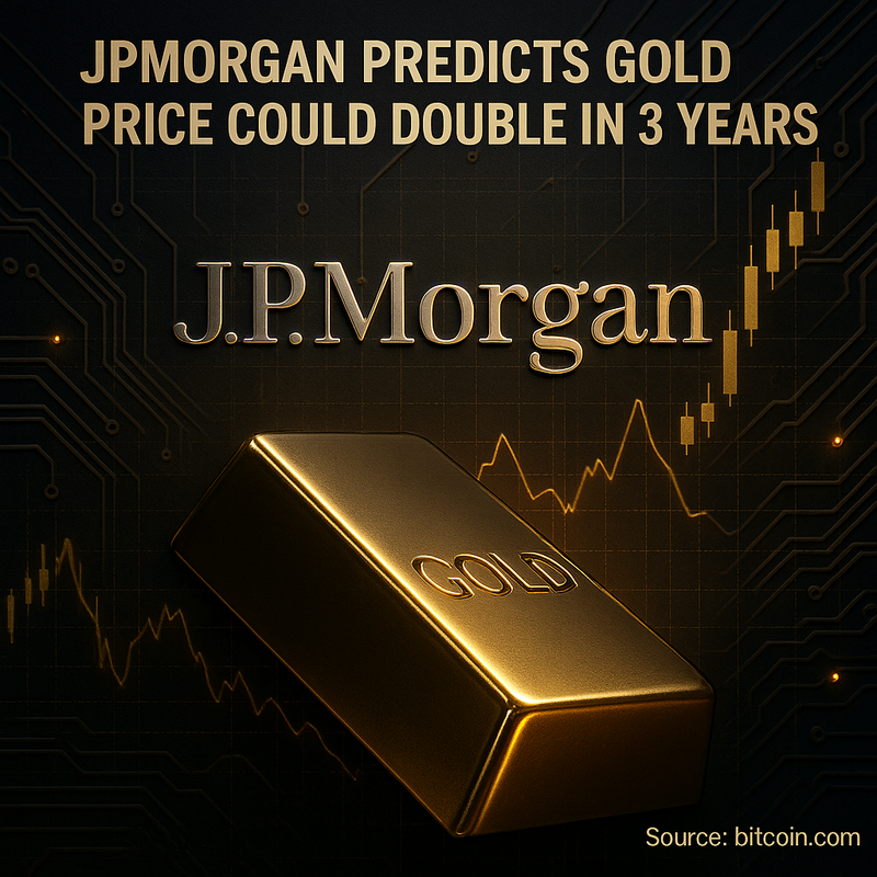 JP모건, “금값 3년 내 두 배 가능성…주식 헤지 수요 급증이 견인할 것”
