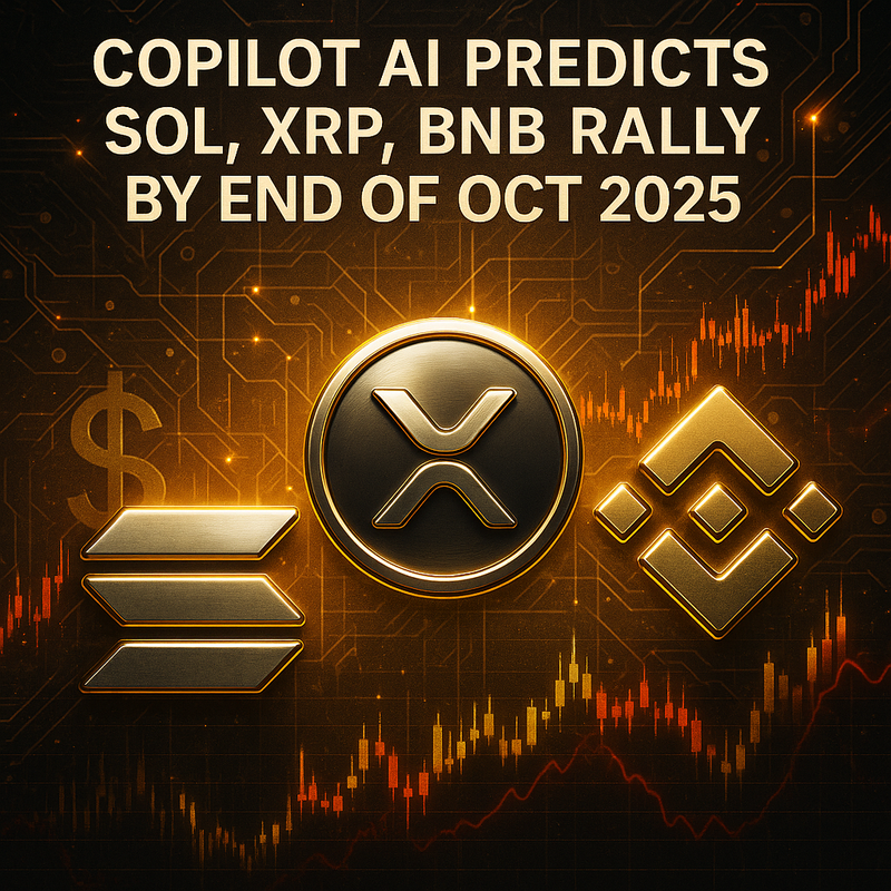 코파일럿 AI, 솔라나·리플 XRP·BNB 반등 예측