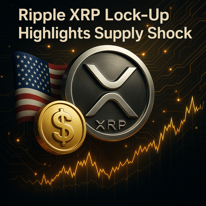 리플 XRP, 1억2천670만개 장기 락업…공급 쇼크 부각