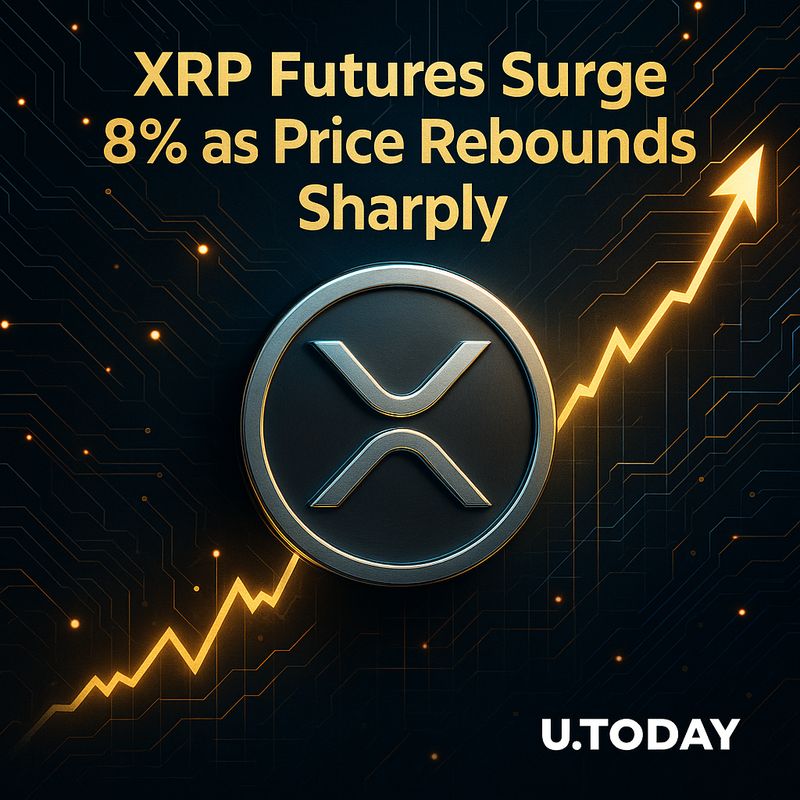 리플 XRP, 선물 미결제약정 8% 급증…강세 전환 본격화 조짐