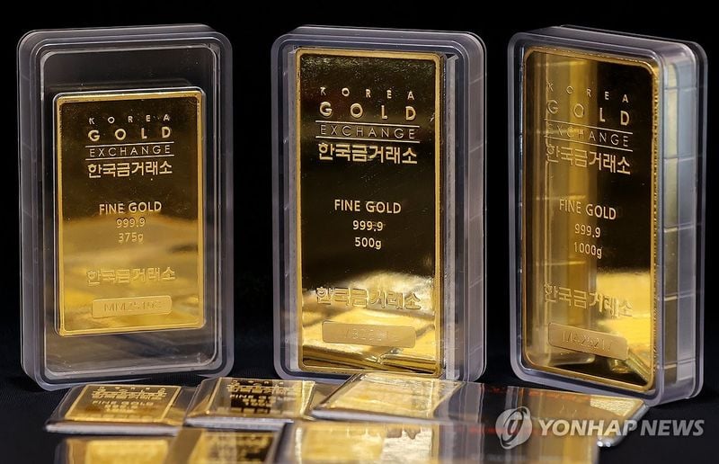 골드바 무기명 현금거래 210억원…전체 거래 22% 차지, 3년 연속 급증