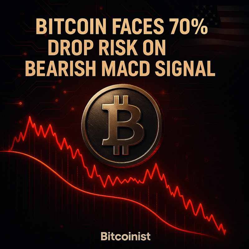 비트코인, 기술적 지표 급변…최대 70% 하락 가능성 제기