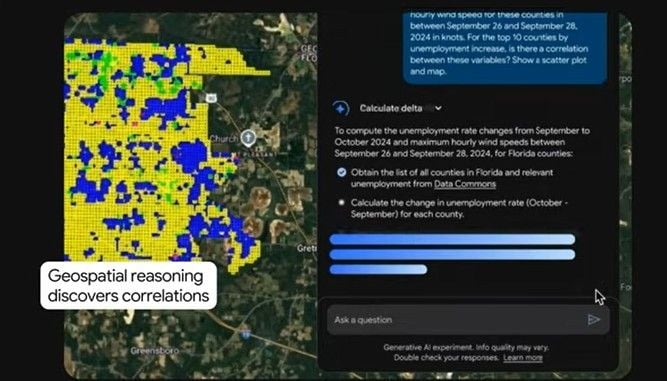 구글 어스 AI 업데이트, 가뭄·녹조·전력 인프라 분석까지 확대(출처=구글)
