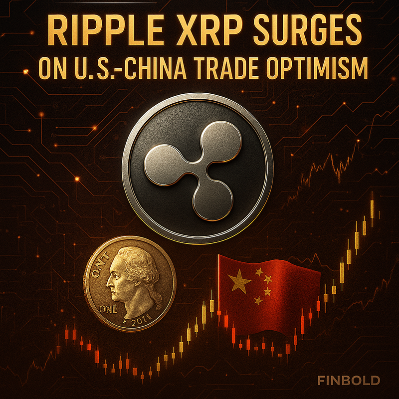 리플 XRP, 미·중 무역 낙관론에 가격 급등 전망