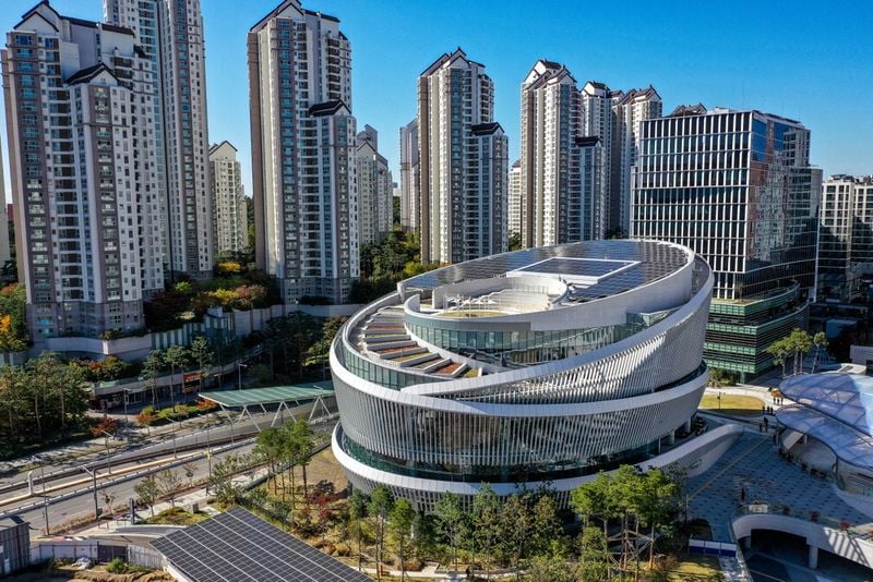 달팽이 도서관 경기도서관, 친환경·AI 특화 공간 눈길(출처=대보건설)