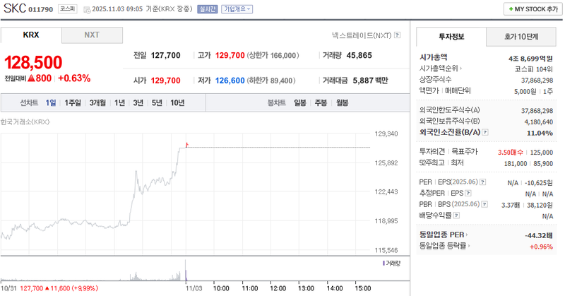 출처 : 네이버페이 증권 제공