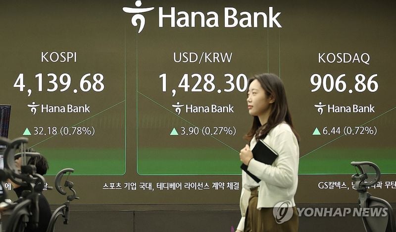 코스피 4,130대 상승 출발…코스닥 906선 회복