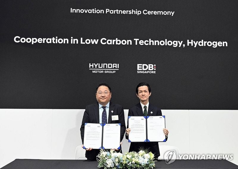 수소 생태계 전략 동맹”…현대차그룹, 싱가포르 협력 강화→동남아 수소시장 선점