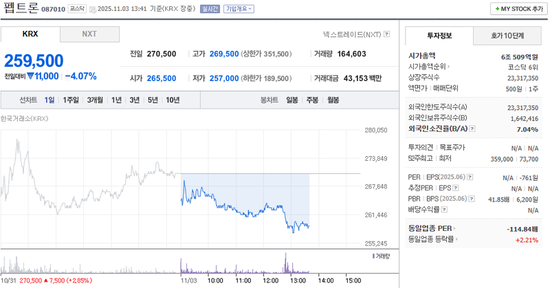 출처 : 네이버페이 증권 제공