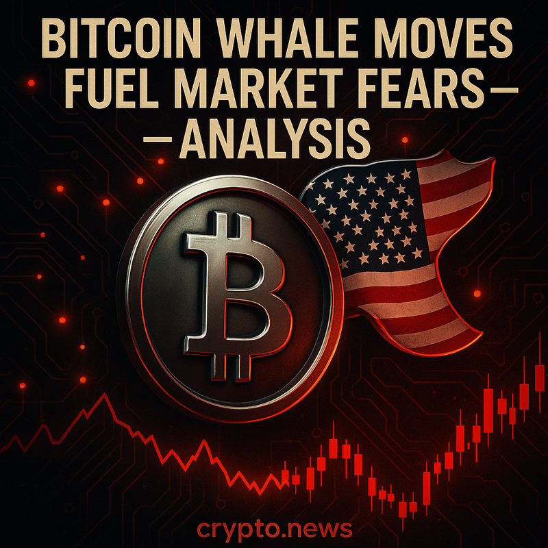 비트코인 고래 대규모 매도 움직임…시장 불안 심화 분석