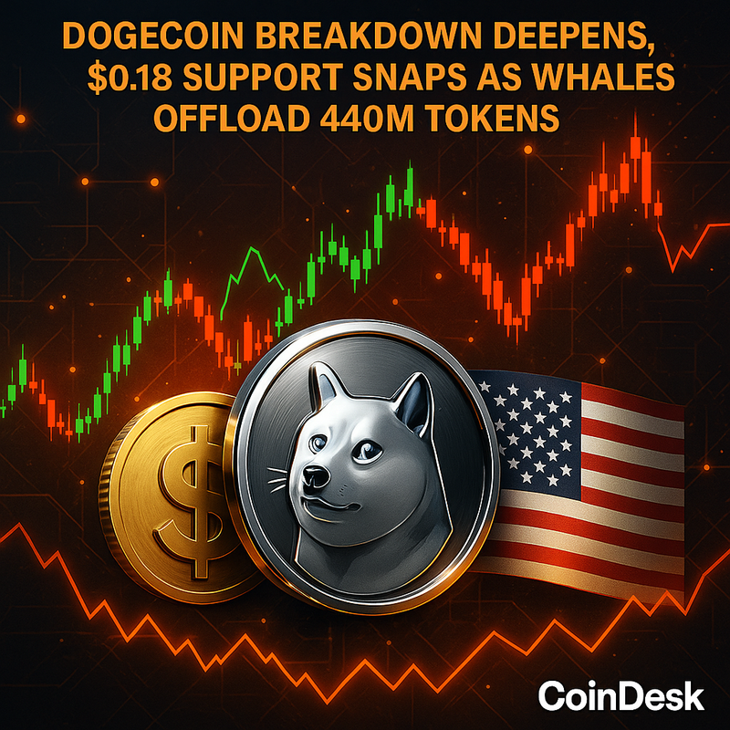 도지코인, 0.18달러 붕괴…분석은 0.07달러 위험·반등 시나리오 병존