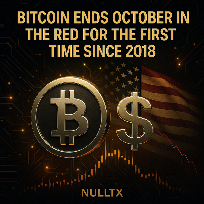 비트코인, 7년 만에 10월 하락 마감…기관 매수는 지속