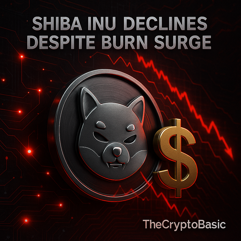 시바이누 6% 급락…거래소 예치금 감소에도 약세 지속, 시장은 ‘반등 가능성’ 주목