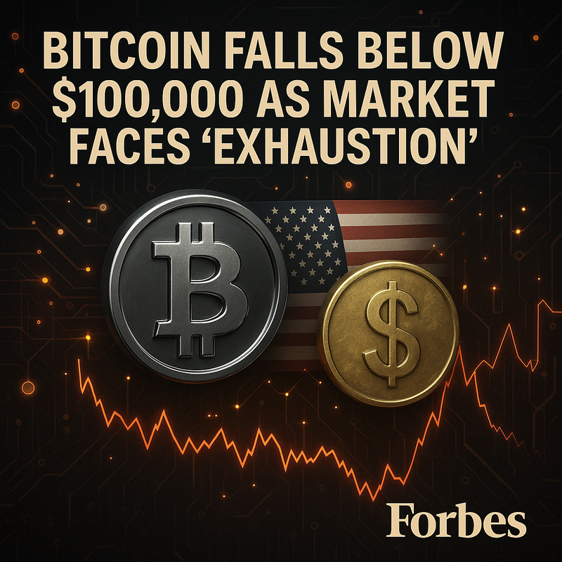 비트코인, 4개월 만에 10만 달러선 붕괴…시장 ‘피로감’ 신호