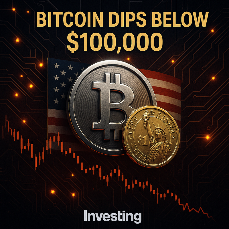 비트코인, 10만달러 밑으로 하락… 투자심리 위축 신호