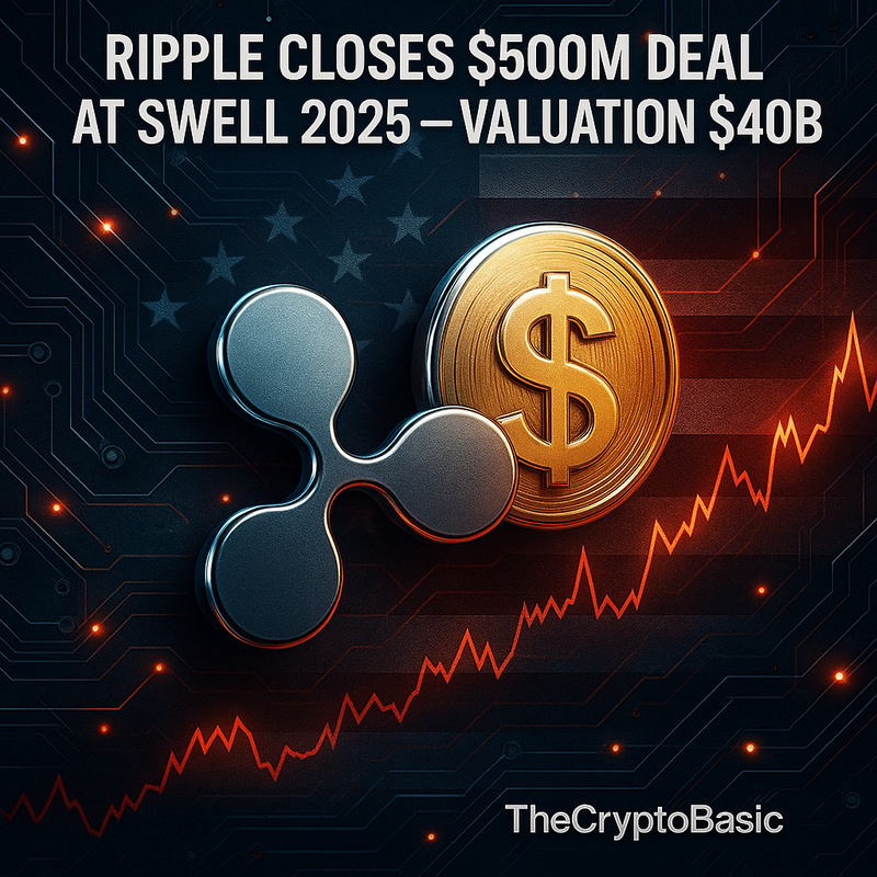 리플, 5억달러 신규 투자 유치…기업가치 400억달러 유지 전망