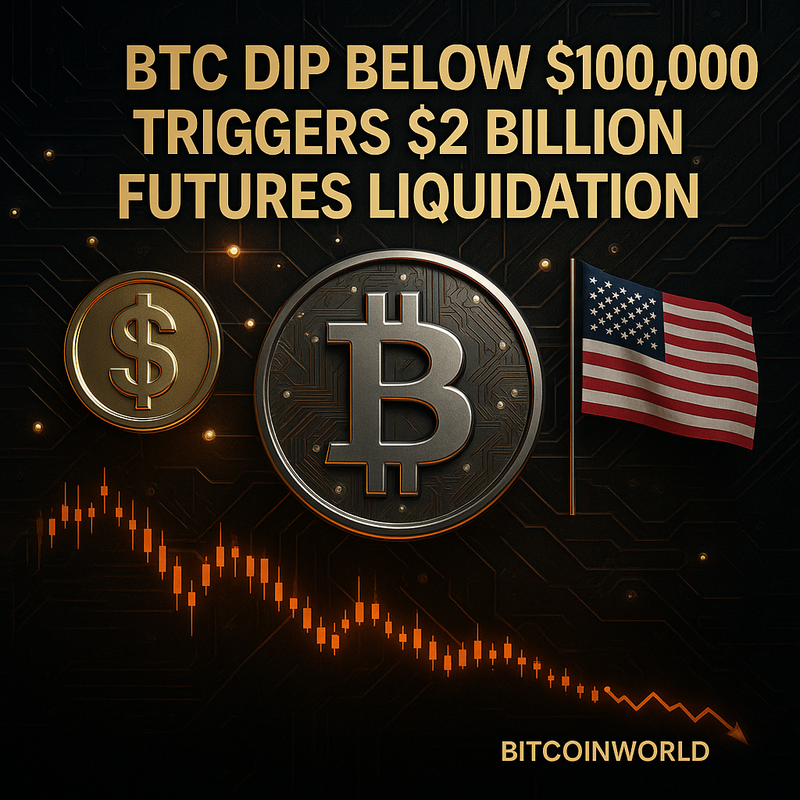 비트코인 10만 달러 붕괴…하루 새 20억 달러 선물 청산 사태