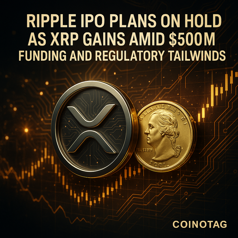 리플, IPO 계획 보류…5000억 달러 자금 유치와 규제 완화가 성장 발판