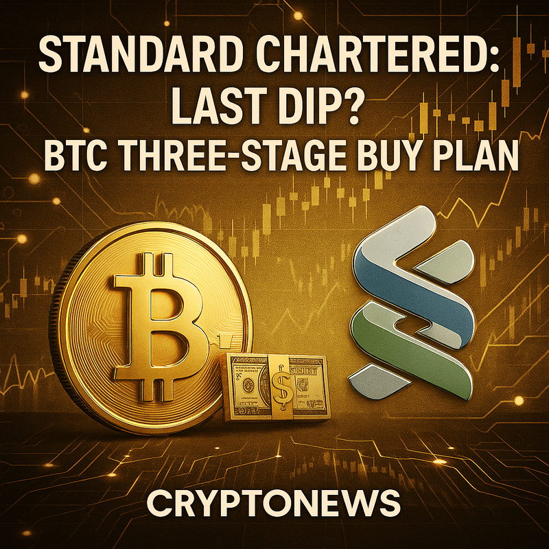 스탠다드차타드 ‘마지막 저점’ 분석…비트코인 3단계 매수전략