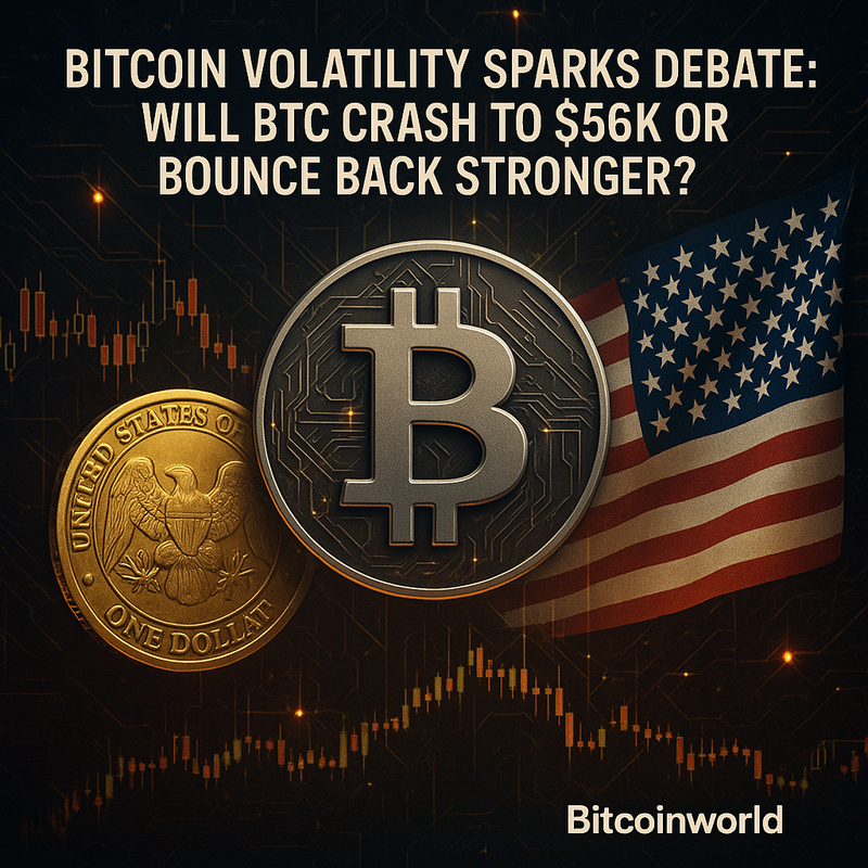 비트코인 조정, 시장 분열 심화…56,000달러까지 하락할까