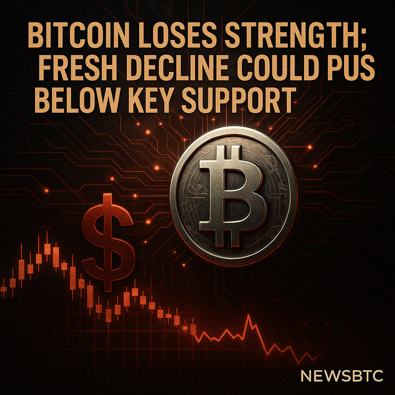 비트코인 가격, 주요 지지선 붕괴 우려…하락세 지속 전망