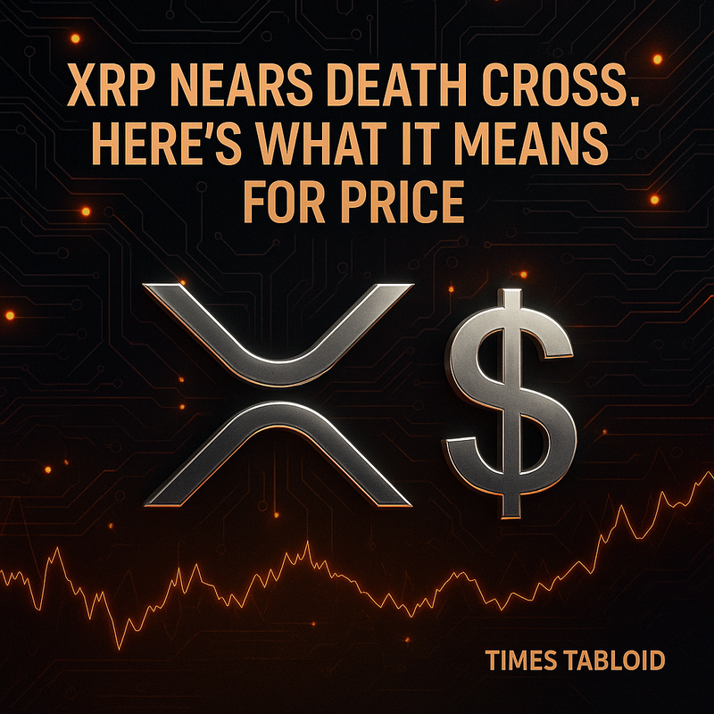 리플 XRP, 데드크로스 임박…단기 약세 신호 강화