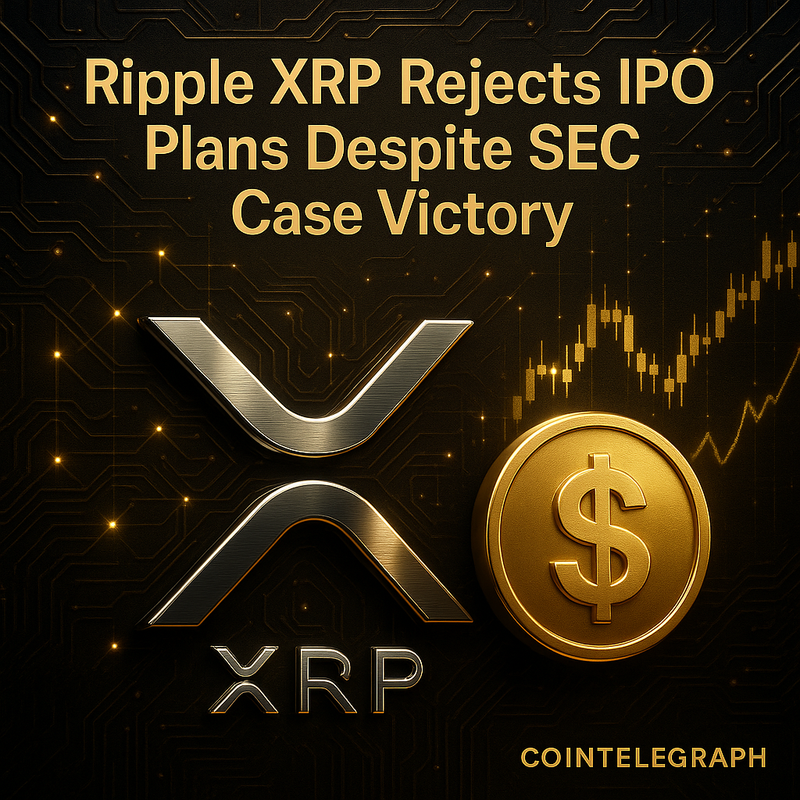 리플, IPO 계획 철회…SEC 소송 승리에도 상장 보류 배경은